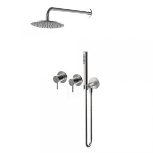 욕실 화장실 해바라기 라우체 코인 7115 N 니켈 매립 레인샤워 수전