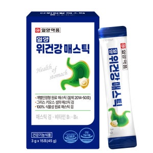 일양 위건강 매스틱 검 분말 스틱 그리스 키오스 매스틱검 파우더 가루 15포, 1개