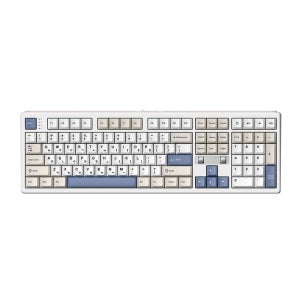 프리플로우 archon AK68 DualDial 유무선 기계식 키보드 블루오션, 저소음 블루축