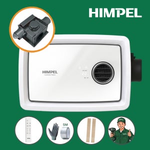 멀티분기형 힘펠 휴젠뜨 팔레트 온풍 제습 FHD2-C150P 욕실 자가설치 2WAY B타입 분기추가 확장배기