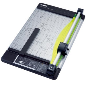 CARL 미리보는 원터치 재단기 DC-230N 대용량 종이 문서 서류 커터기 절단기 A3