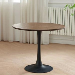 둥근식탁 북유럽 라운드 원목 원탁 원형 우드 카페 테이블 식탁 다이닝 커피숍 인테리어 식당 업소용 심플 미니