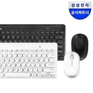 삼성전자 SRP-9610 미니 무선키보드마우스세트 화이트, 멤브레인