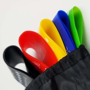 힙딥밴드 스쿼트 세트 5종 장력 탄성 저항밴드 벨트 풀업밴드