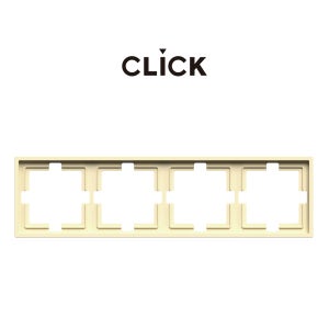 클릭 컬러 프레임 4구 옐로우버터 포레스트그린 블루 레드 오렌지 옐로우 베이지핑크