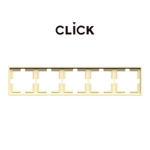 클릭 컬러 프레임 5구 옐로우버터 포레스트그린 블루 레드 오렌지 옐로우 베이지핑크