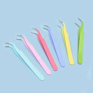 다용도 스텐 일자형 곡선형 핀셋 속눈썹 네일 집게 정밀핀셋 다꾸용품