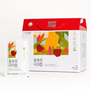 (이벤트중) 영주 사과즙 NFC 착즙주스 숲속의 사과즙 110ml 50포 100포 청고담