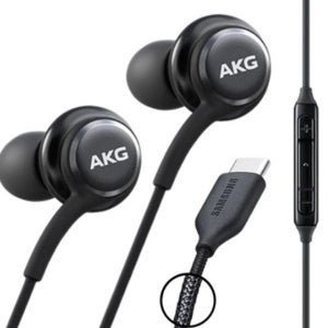 akg C타입 유선 이어폰 블랙