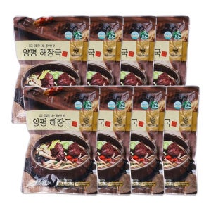 양평해장국 자연깃든 600g 8개 선지국밥 뼈다귀해장국 콩나물 순대 돼지 황태
