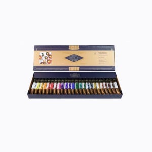 미션골드 미젤로 수채화 물감 7ml 24색세트 MWC-7024 붓 학원준비물 입시미술 방탄파레트