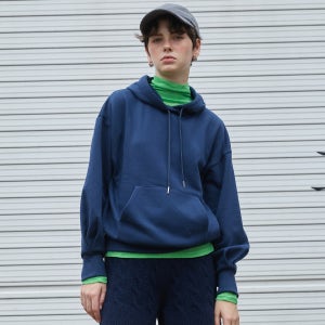Lipbbam 더블소프트 플리스 퍼프 슬리브 후드티 LTW011