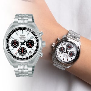 세이코 알바 시계 화이트 크로노그래프 엑티브 쿼츠 AT3K11X1 백화점AS