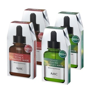 AHC 프리미엄 컴플렉스마스크 27g 2종, 바이탈씨 10매 + 피토 10매