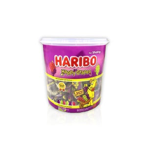 하리보 포도 젤리 1kg 해피 그레이프 통 믹스