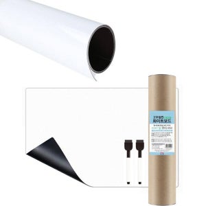 붙이는 과외방 자석 화이트보드 시트지 이동식 알림판 카페 게시판 사무실 고무