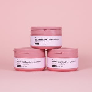 BAS 바스 차량용 실내용 탈취제 컴팩트 핑크 280g, 3개