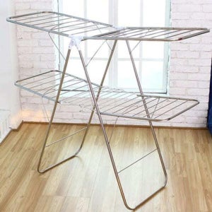 속옷 빨래건조대 수건 2단 베란다 Y형 걸이 접이식 벽선반 튼튼한 원룸건조대