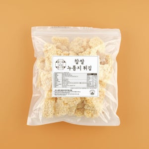 누룽지튀김 아기숭늉 뽀글이 기름제로 찹쌀 포켓 현미 식사대용 아이간식 간편한 500g 1개