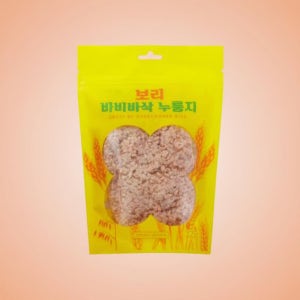 누룽지튀김 아기숭늉 뽀글이 기름제로 찹쌀 포켓 현미 식사대용 아이간식 간편한 120g 7개