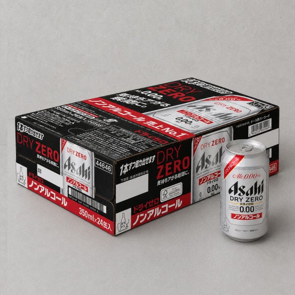 일본 아사히 드라이 제로 무알콜 논알콜 맥주 맛 350ml 24개입 1박스