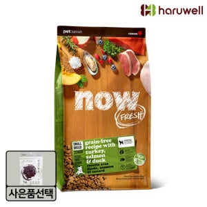 나우 사료 그레인프리 스몰브리드 시니어(칠면조+연어+오리), 5.44kg, 1개