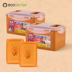 에코센스 황토 누름이 김치통 누름독 10.5L, 2개