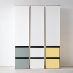 리드로퍼니처 주방수납장 냉장고장 틈새장 홈카페 틈새 키큰 베르400서랍 수납장 3color