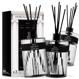 헤트라스 헤리티지 퍼퓸 디퓨저 600mlx3개 선물세트 대용량 실내방향제 인테리어 밤쉘