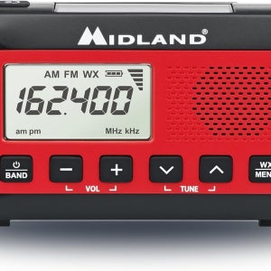 Midland ER40 비상 크랭크 라디오 손전등 USB 충전식 캠핑
