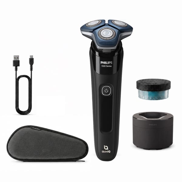 필립스면도기 SkinIQ 7000시리즈 전동 전기면도기 S7886/70 블랙