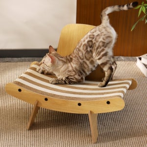 [공구] 푸뜨 포근해 원목 소파 고양이 스크래쳐 골판지, L(대형)
