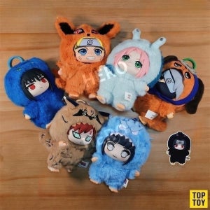 탑토이 나루토 질풍전 키링 봉제인형 피규어 6세트 풀박스