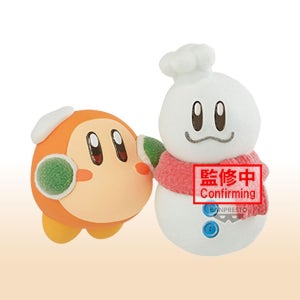 (예약상품 3월출고) 별의 커비 Fluffy Puffy MINE 커비들의 눈놀이 (B:웨이들 디)