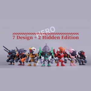 반다이 에반게리온 QMSV-C 8종세트 풀박스