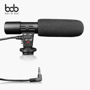 입체 bob 고감도 3.5MM 외장마이크 MIC-01 GoPro 호환 고프로마이크 카메라마이크