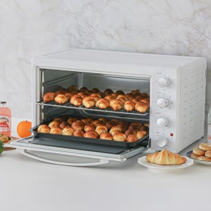 키친아트 컨벡션 대용량 전기오븐 화이트 KNOV-CP06