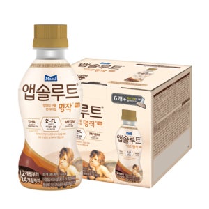 앱솔루트 명작 액상 2FL 분유 2단계(12~24개월) 240ml 6개 (니플포함)