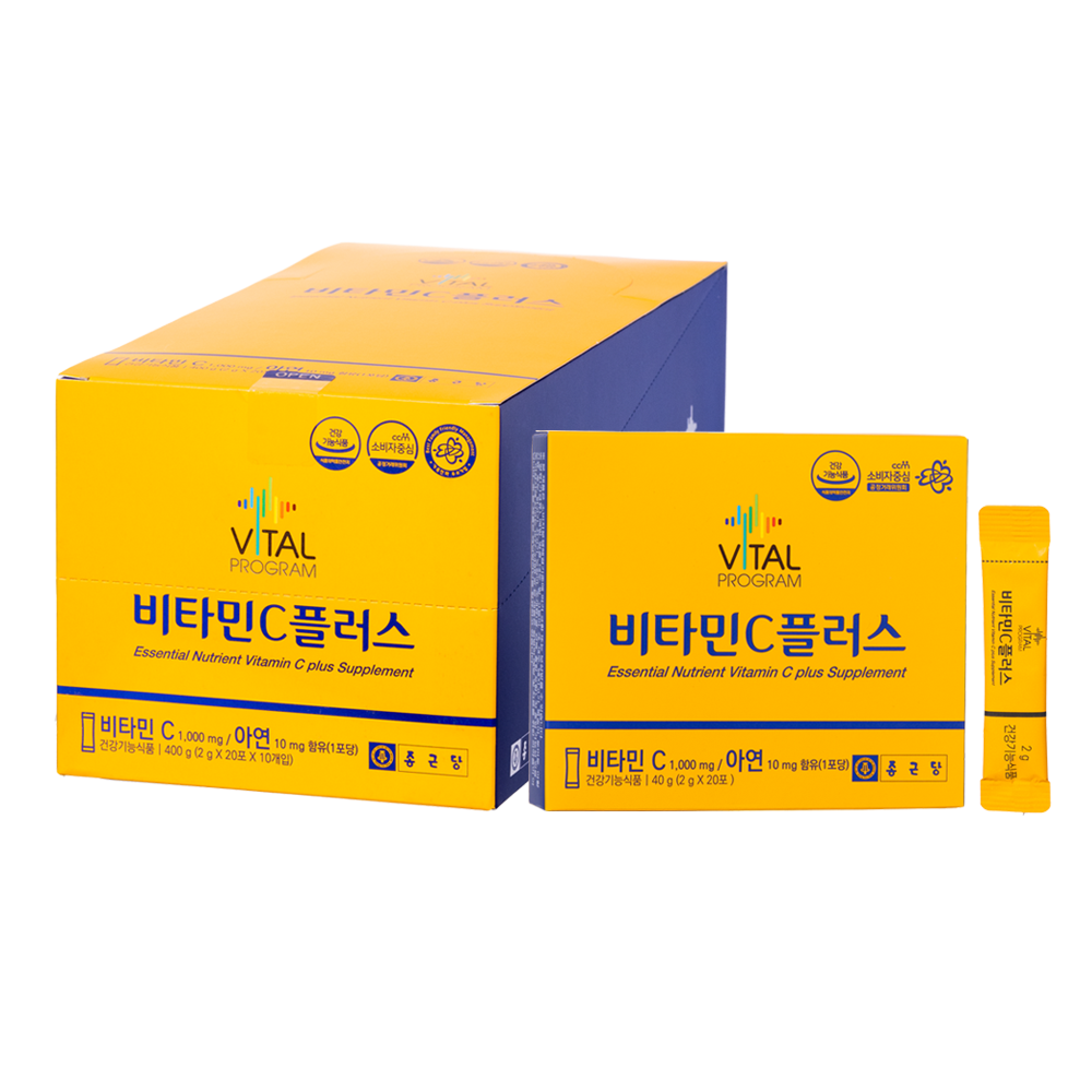 종근당 바이탈프로그램 비타민C 플러스 200포, 1개