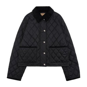 버버리 8107465 크롭 퀄팅 나일론 자켓