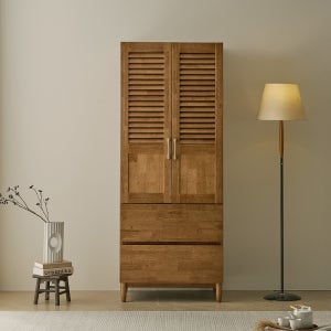 루멘 루바 갤러리 원목 800 서랍 수납 옷장 FMF209C