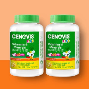 세노비스 키즈 멀티비타민 미네랄 120캡슐, 2개