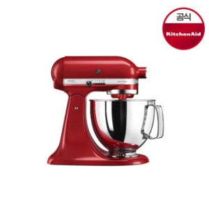 키친에이드 반죽기 4.8L 아티잔 스탠드믹서 130 엠파이어 레드 5KSM130WER