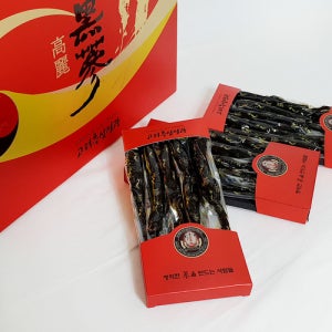 한국인삼공사 고려흑삼정과 골드 (500g x 1박스) + 금색 보자기
