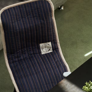 HANSOOM 전기방석 스트라이프 네이비