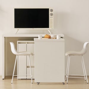 스마트 멀티 입출식 빨래 건조대 가변형 책상 접이식 확장형 모듈테이블