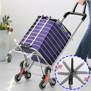 바퀴달린휴대용장바구니 접이식장바구니바퀴 4바퀴쇼핑카트 끄는