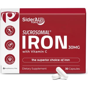 사이데랄 포르테 철분 보충제 비타민C 포함 30캡슐