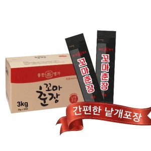 중찬명가 꼬마춘장 일회용 사자표춘장(6gX500개) 1박스