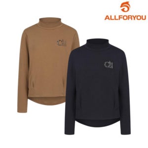 올포유 여성 가을 봄 간절기 자수 비딩 포인트 긴팔 이너 티셔츠 이월상품 마코